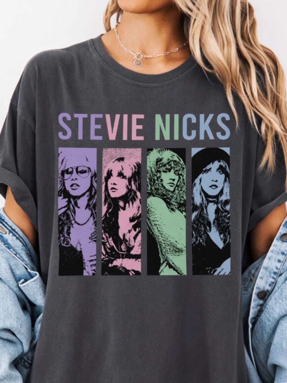 Comfort Color Stevie Nicks Graphic T-Shirt, Rock Tour Music 2026 Tee